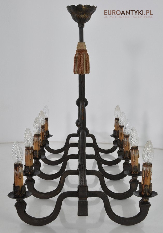 antyczny żyrandol antyczny żyrandol